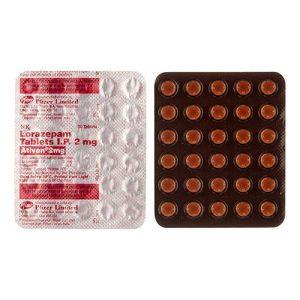 Lorazepam- Ativan 2mg