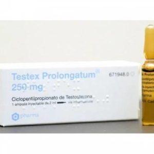 BUY TESTOSTERONE CYPIONATE TESTEX PROLONGATUM 250MG/ML 2ML AMP