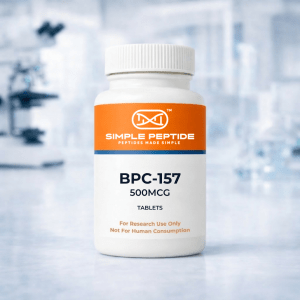 BPC-157 500mcg tablets research peptide for laboratory studies cellular repair and tissue regeneration scientific research compound tablets