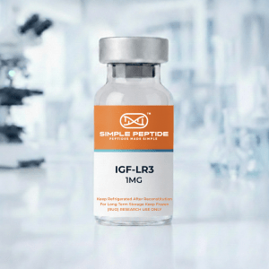 IGF LR3 1mg peptide for research use cellular growth factor support laboratory peptide study solution for scientific research
